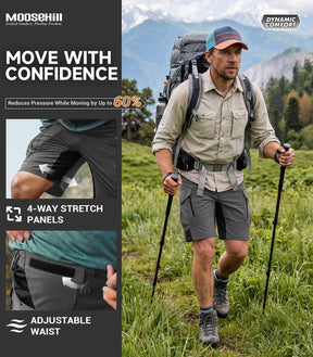 Men's Cargo Hiking Shorts - TrailPioneer M066