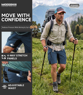 Men's Cargo Hiking Shorts - TrailPioneer M066