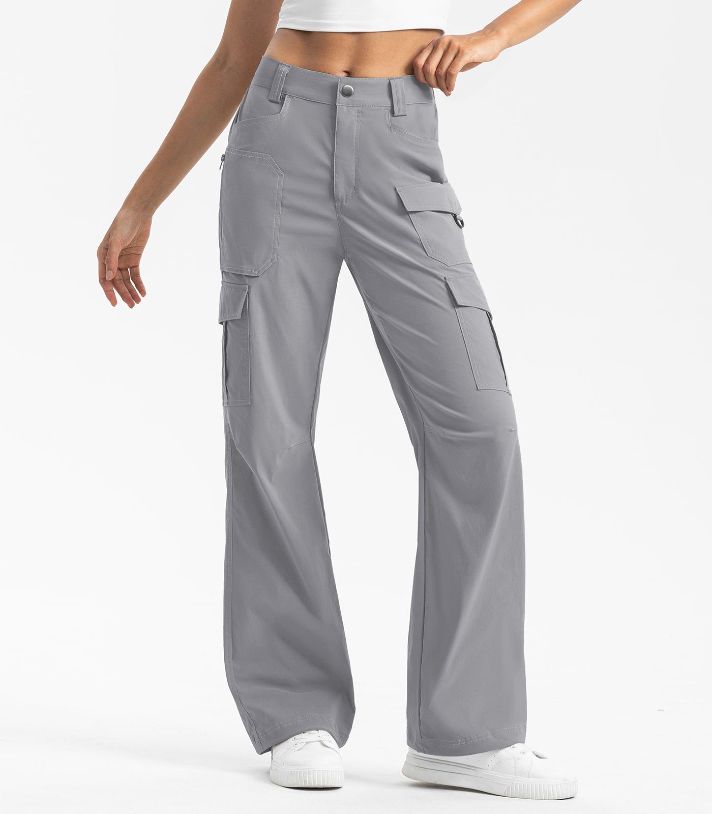 Women's Cargo Hiking Pants / High-Waisted & Lightweight