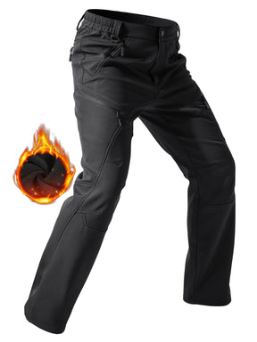 Men's Waterproof Snow Ski Pants Fleece Lined - SnowVenture M054