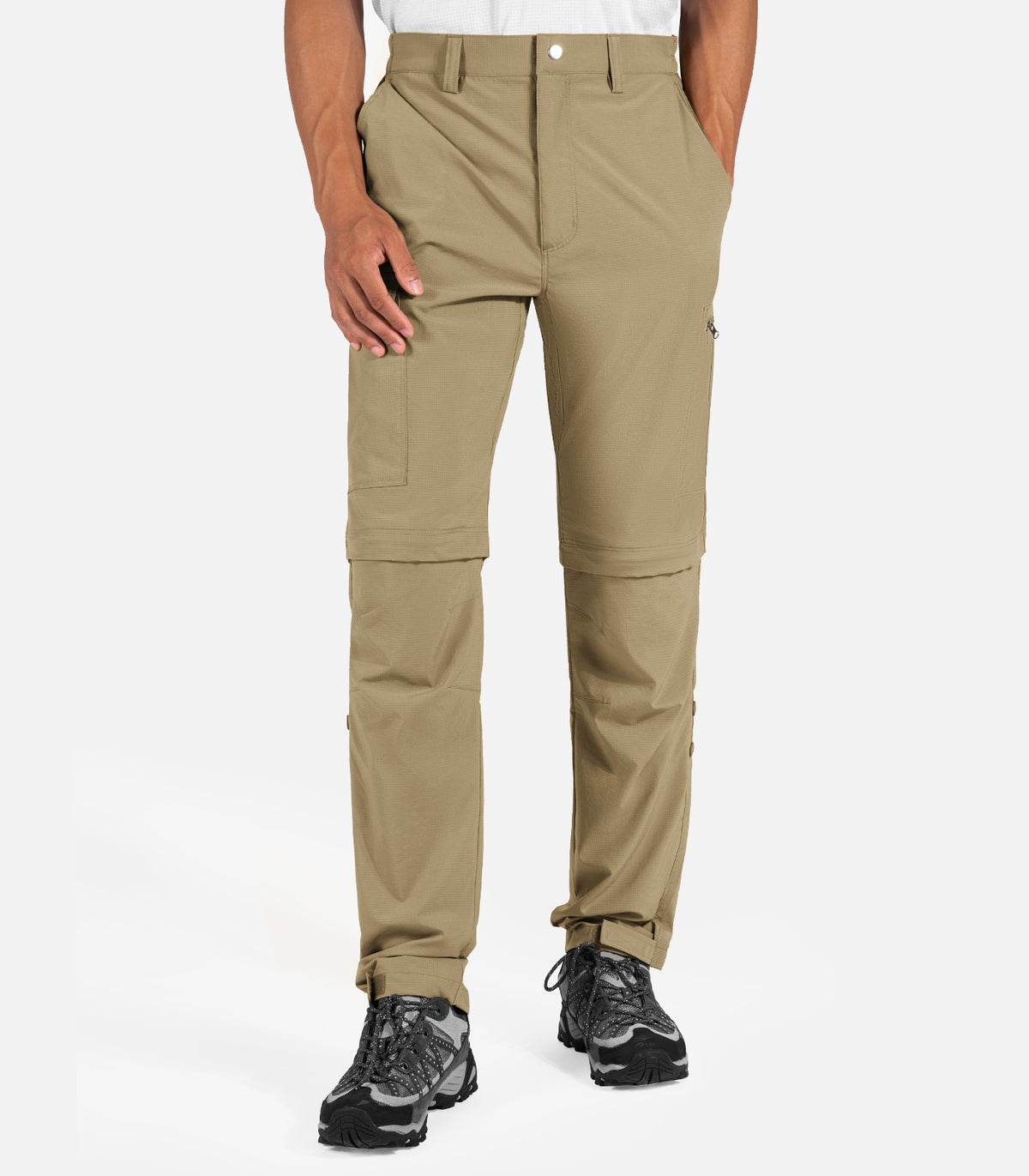 mens convertible pants #Color_Khaki