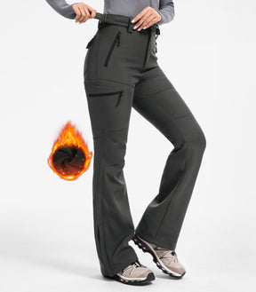 Women's Snow Ski Fleece lined Pants - SnowVenture W050