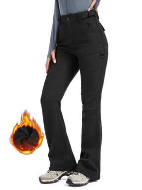 Women's Snow Pants Fleece Lined Adjustable Waistband - SnowVenture W050