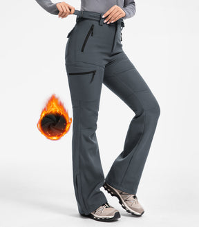 Women's Snow Ski Fleece lined Pants - SnowVenture W050