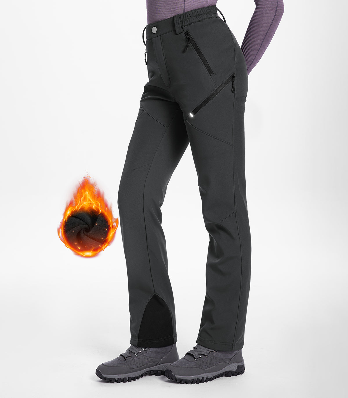 womens snow pants #Color_Dark Grey