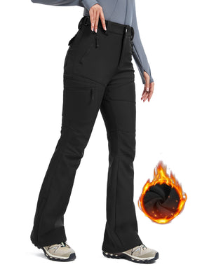 Women's Snow Pants Fleece Lined Adjustable Waistband - SnowVenture W050