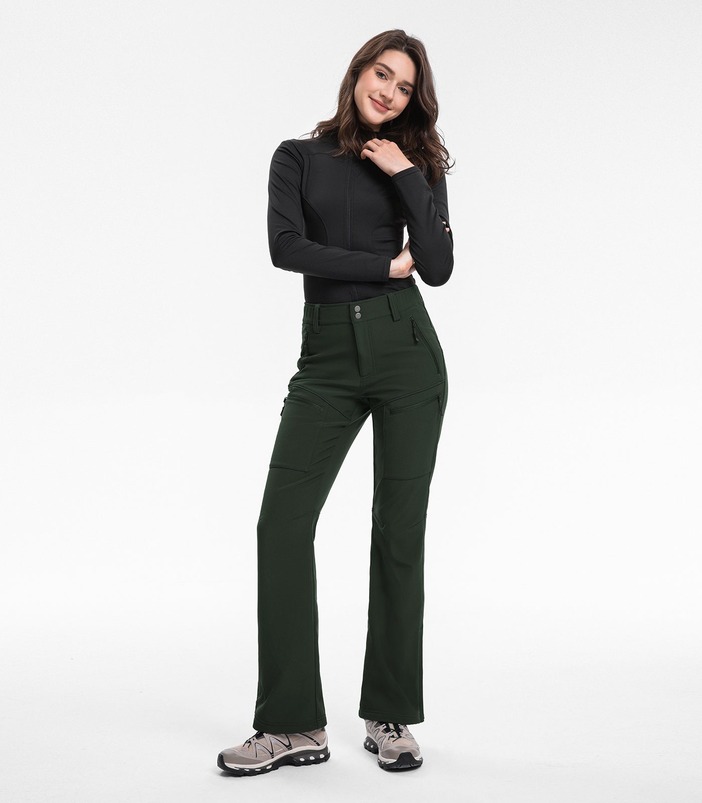 Women's Snow Ski Pants Fleece Lined Waterproof - SnowVenture W039