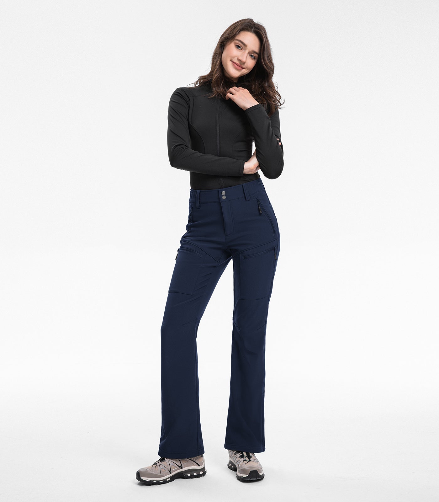 Women's Snow Ski Pants Fleece Lined Waterproof - SnowVenture W039