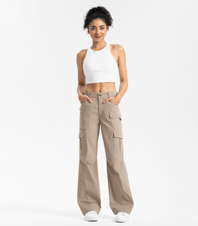 Women's Cargo Hiking Pants / High-Waisted & Lightweight