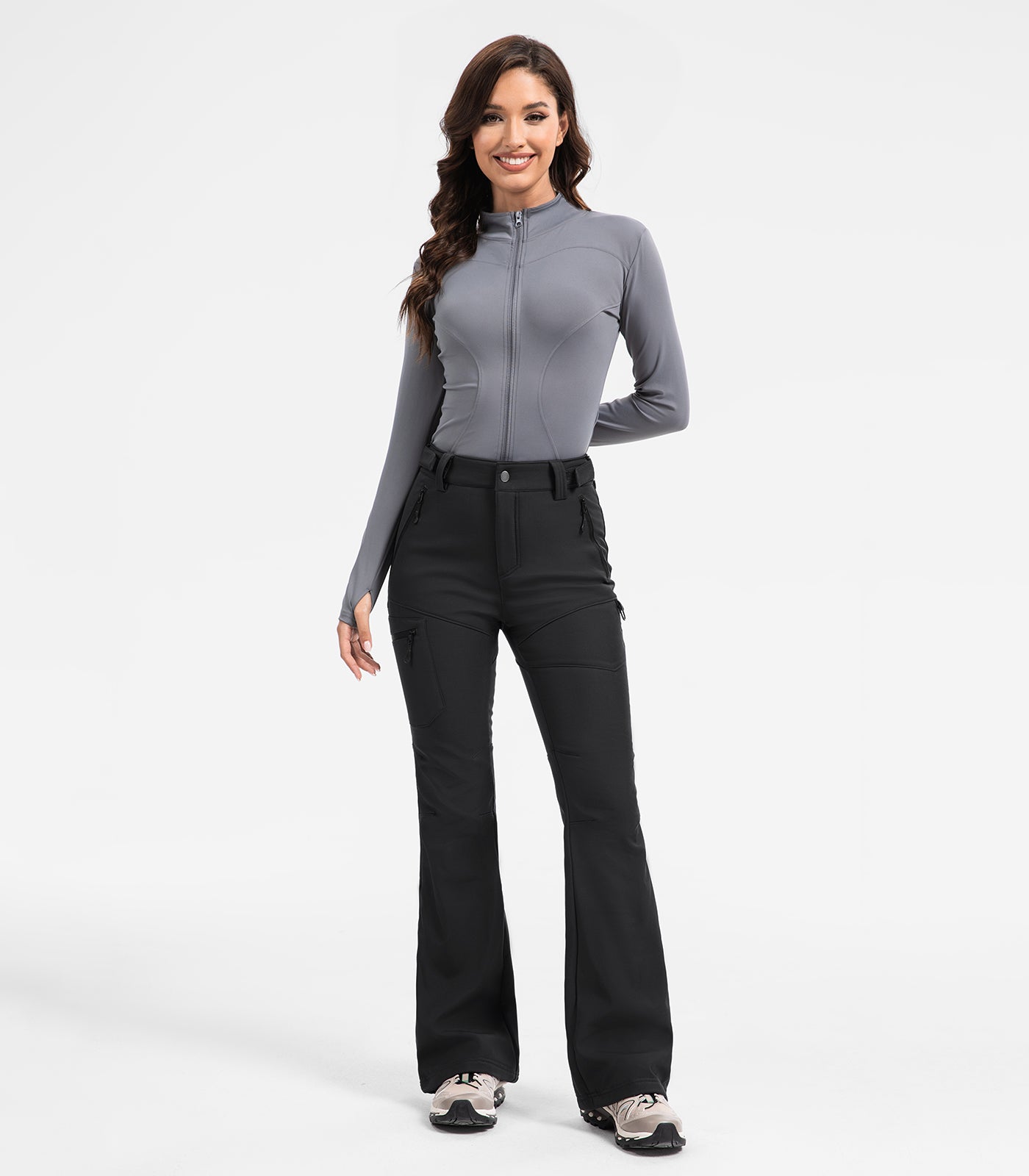 Women's Snow Ski Fleece lined Pants - SnowVenture W050