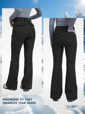 Women's Snow Pants Fleece Lined Adjustable Waistband - SnowVenture W050