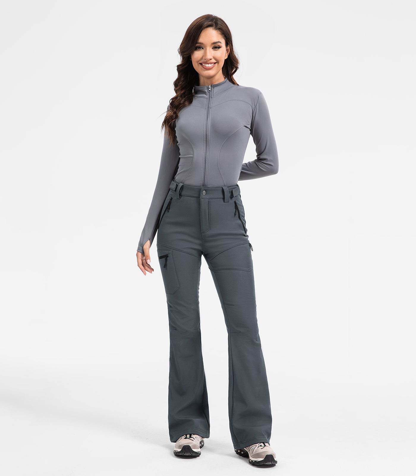 Women's Snow Ski Fleece lined Pants - SnowVenture W050