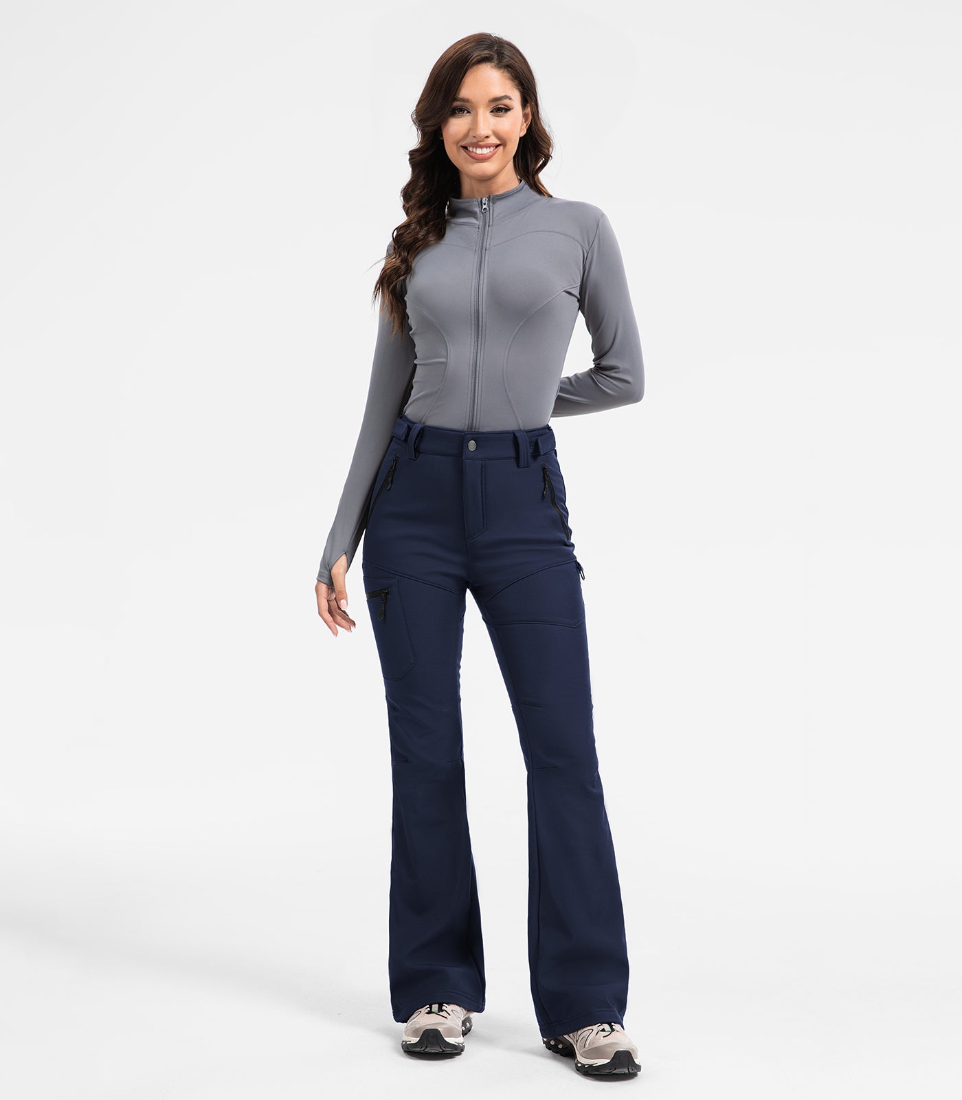 Women's Snow Ski Fleece lined Pants - SnowVenture W050