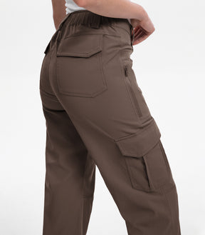 Women's Cargo Hiking Pants / High-Waisted & Lightweight - HikerFlex W038
