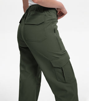 Women's Cargo Hiking Pants / High-Waisted & Lightweight - HikerFlex W038