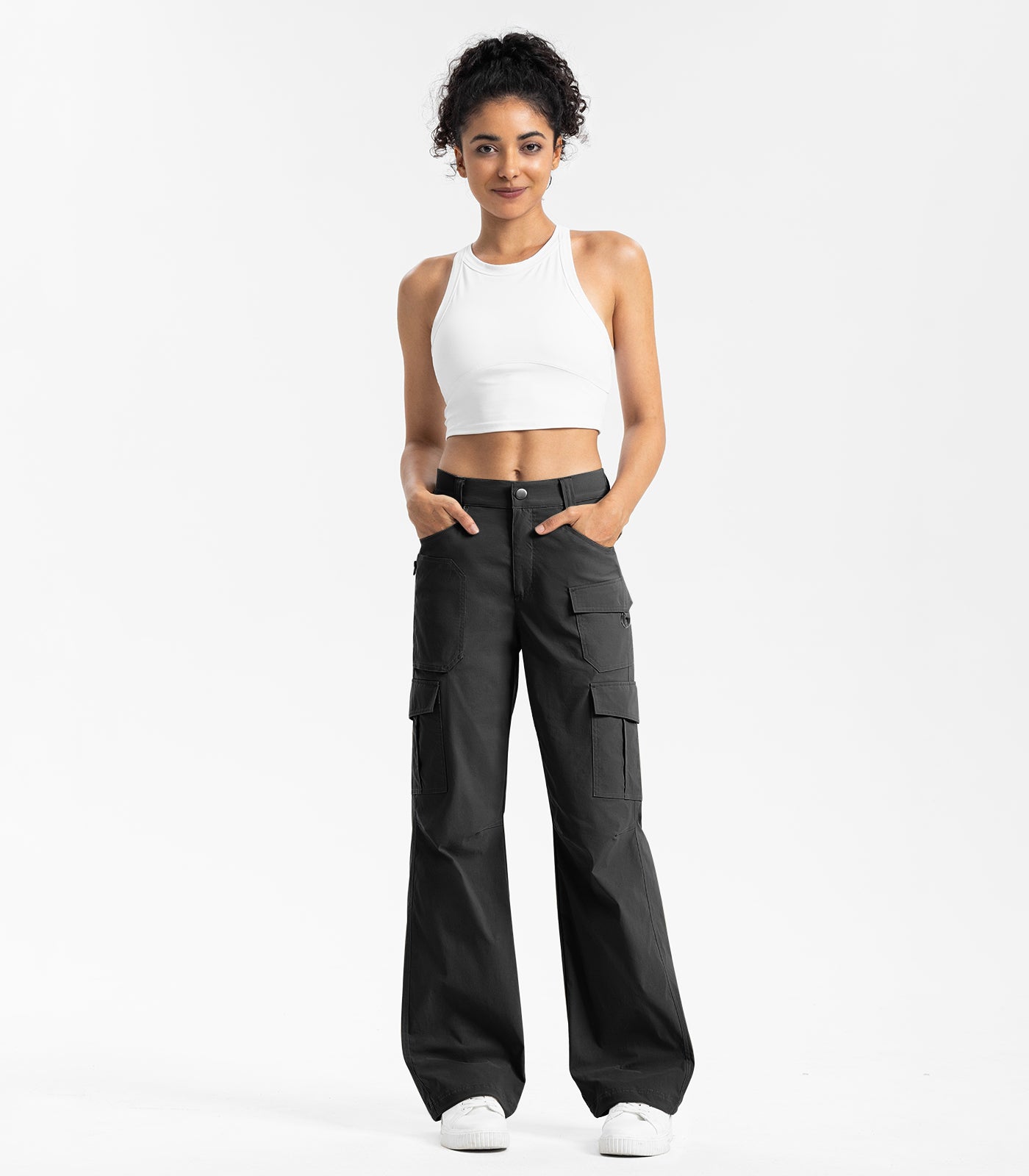 Women's Cargo Hiking Pants / High-Waisted & Lightweight