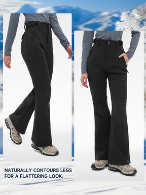 Women's Snow Pants Fleece Lined Adjustable Waistband - SnowVenture W050