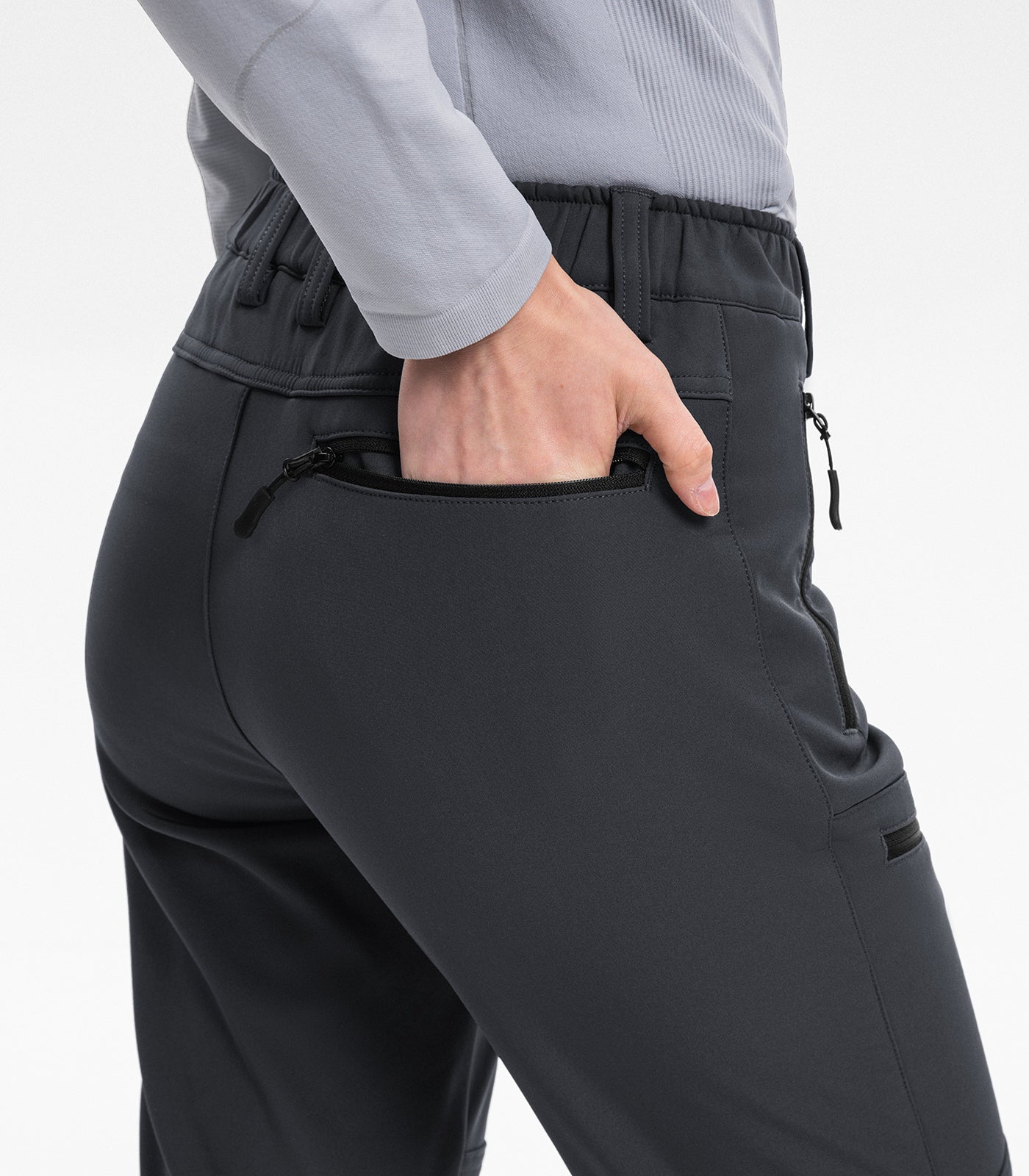 Pantaloni de drumeție evazați pentru schi pe zăpadă pentru femei - SnowVenture W021