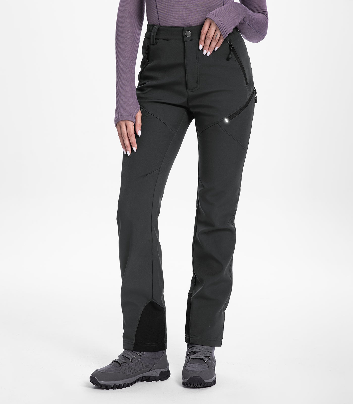 Women's Snow Ski Fleece lined Pants - SnowVenture W053
