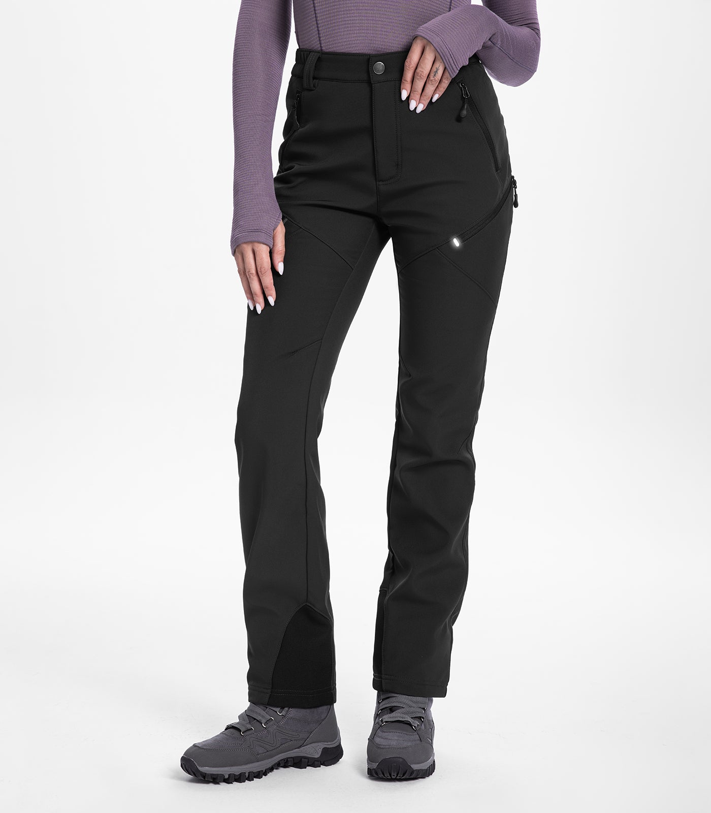 Women's Snow Ski Fleece lined Pants - SnowVenture W053