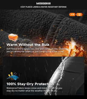 Women's Snow Ski Fleece lined Pants - SnowVenture W051