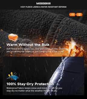 Women's Snow Ski Fleece lined Pants - SnowVenture W051