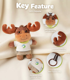 Moosehill Moosey Changeable Plush Toy