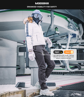 Women's Snow Ski Fleece lined Pants - SnowVenture W053