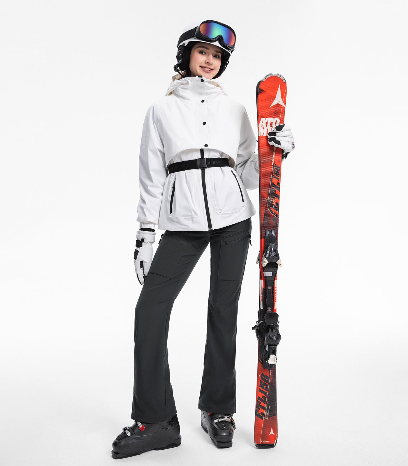 Women's Snow Ski Pants Fleece Lined Waterproof - SnowVenture W039