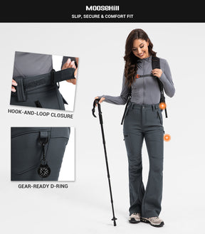 Women's Snow Ski Fleece lined Pants - SnowVenture W050