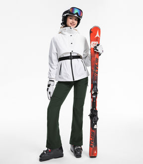 Women's Snow Ski Pants Fleece Lined Waterproof - SnowVenture W039