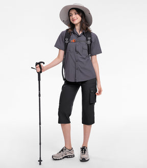 Damen Cargo Capri-Hosen 12