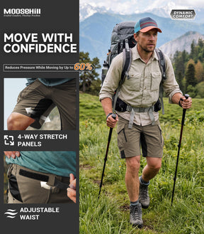 Men's Cargo Hiking Shorts - TrailPioneer M066