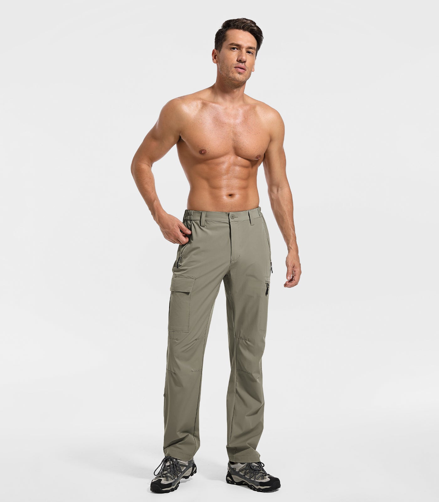 Pantalons cargo de randonnée pour hommes 30