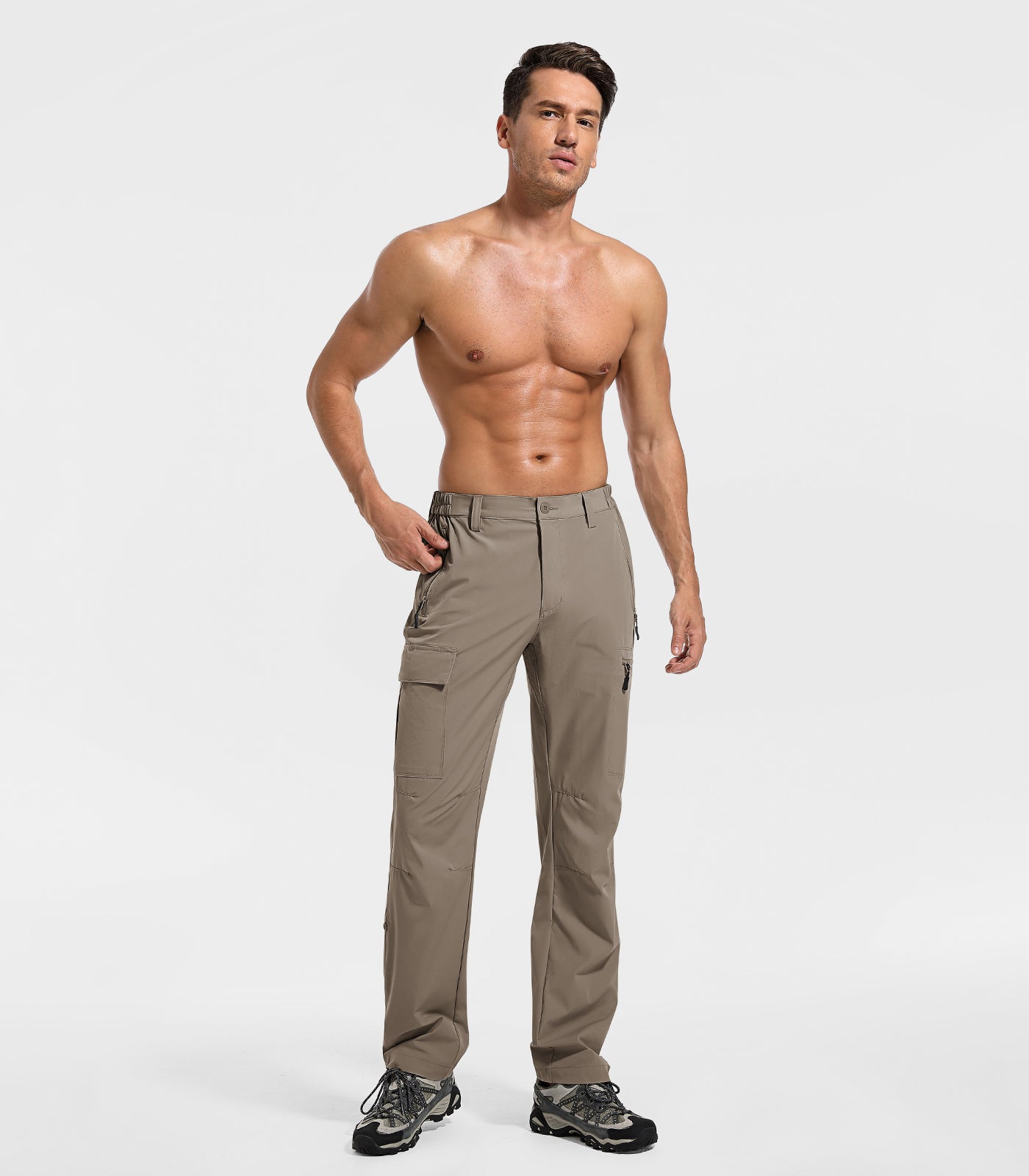 Pantalons cargo de randonnée pour hommes 30