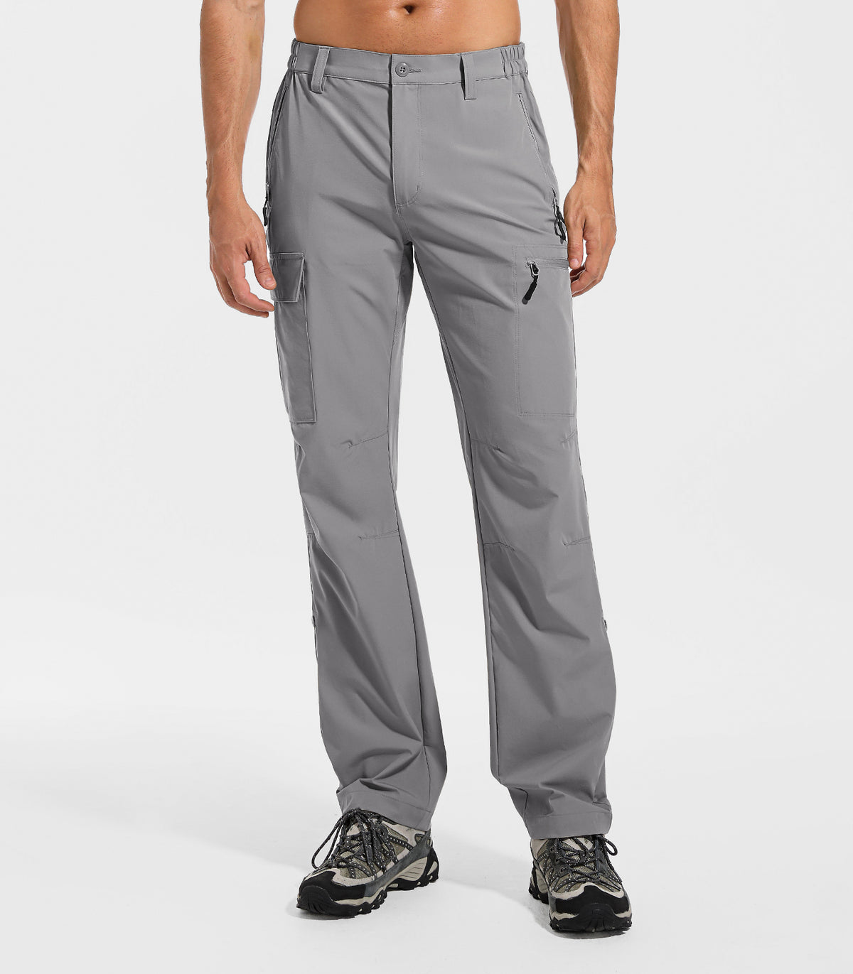 Mens hiking pants #Color_Fog Grey