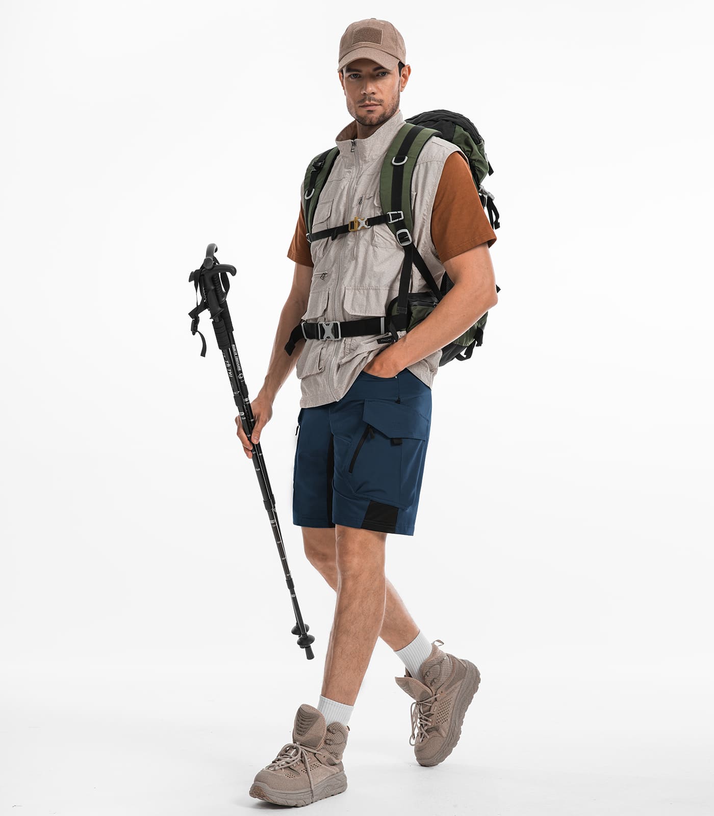 Men's Cargo Hiking Shorts - TrailPioneer M066