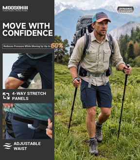 Men's Cargo Hiking Shorts - TrailPioneer M066