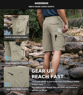 Men's Cargo Hiking Shorts - TrailPioneer M062