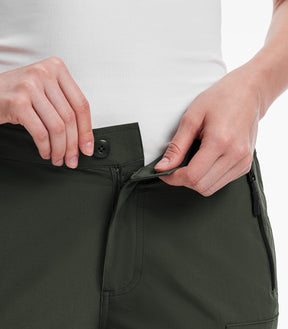 Women's Convertible Hiking Pants Quick Dry Zip-Off Cargo - HikerFlex W024