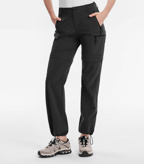 Women's Convertible Hiking Pants Quick Dry Zip-Off Cargo - HikerFlex W024