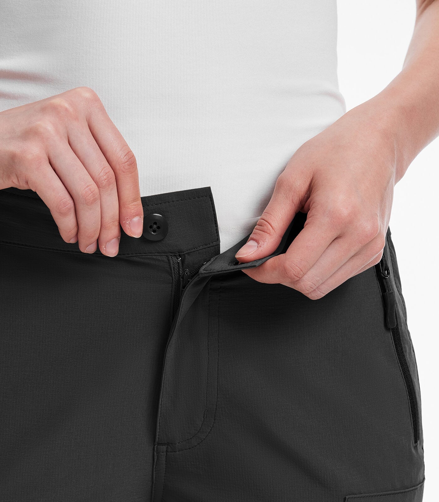 Women's Convertible Hiking Pants Quick Dry Zip-Off Cargo - HikerFlex W024
