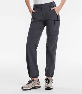 Women's Convertible Hiking Pants Quick Dry Zip-Off Cargo - HikerFlex W024