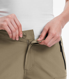 Women's Convertible Hiking Pants Quick Dry Zip-Off Cargo - HikerFlex W024