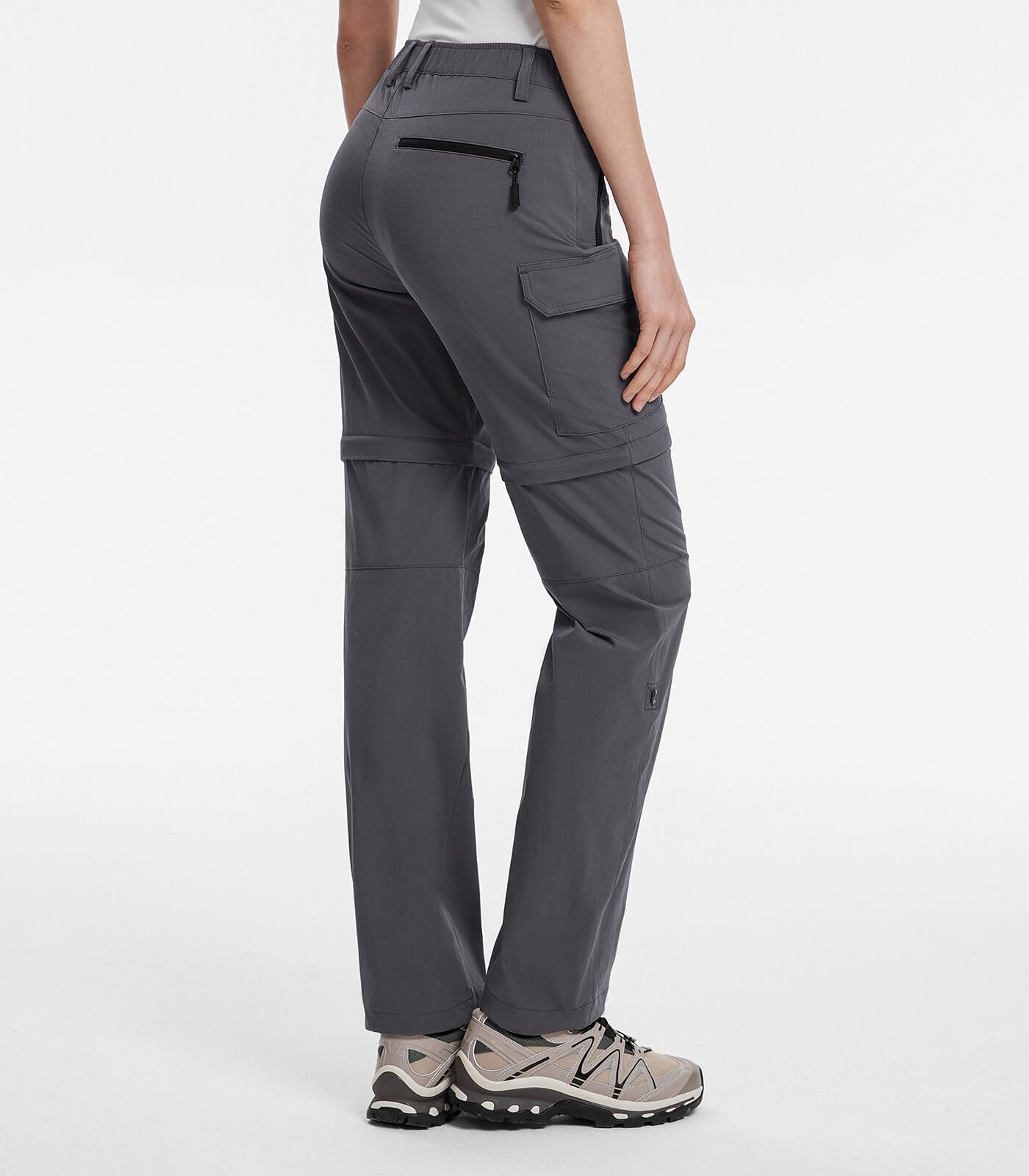 Women's Convertible Hiking Pants Quick Dry Zip-Off Cargo - HikerFlex W024