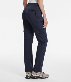 Women's Convertible Hiking Pants Quick Dry Zip-Off Cargo - HikerFlex W024