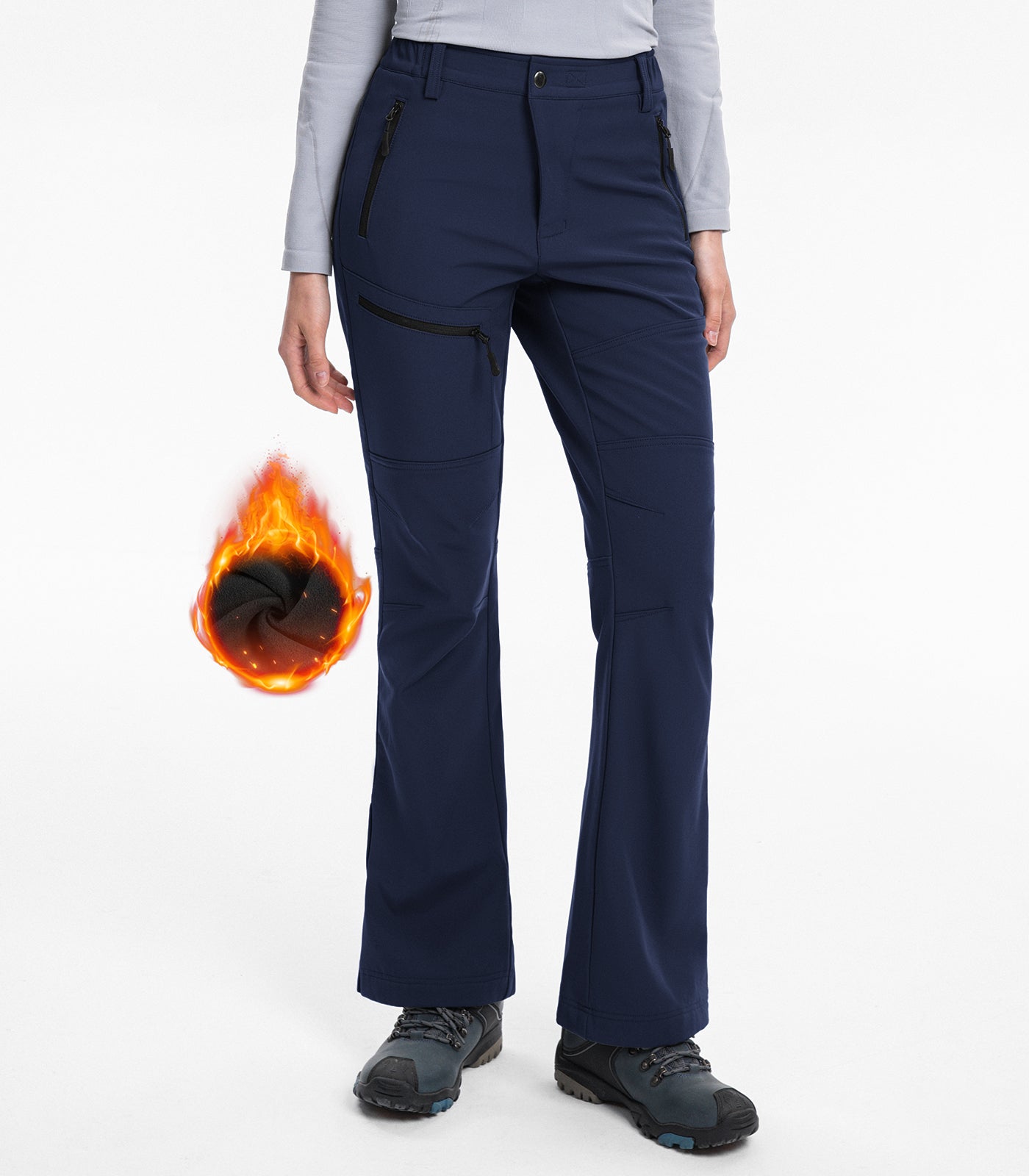 5 Pocket Hiking Snow Pants Moosehill Women's Snow Ski Pants Water ...