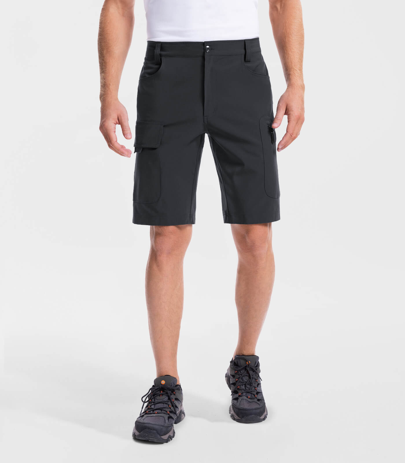Men's Cargo Hiking Shorts Lightweight Water Resistant - TrailPioneer M026