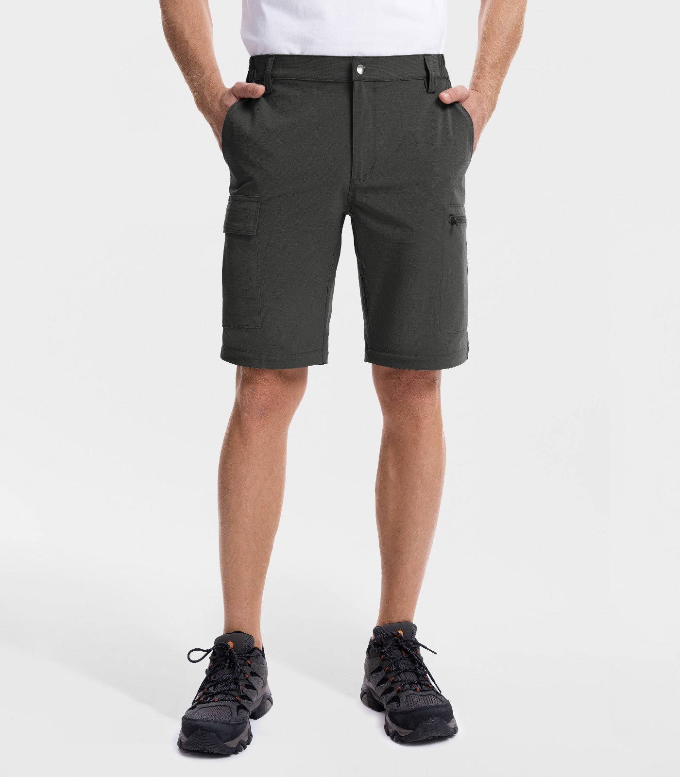 Pantalon de randonnée convertible pour hommes Pantalon cargo à séchage rapide - HikerFlex M015