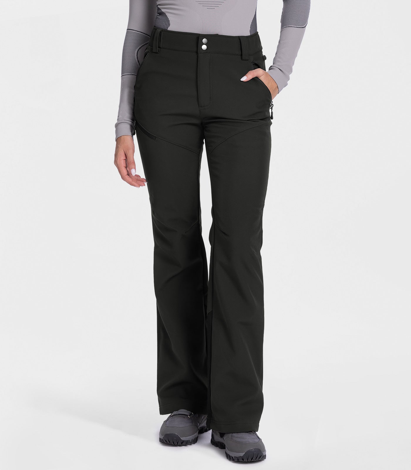 Women's Snow Ski Fleece lined Pants - SnowVenture W048